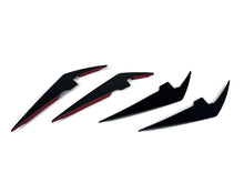 Front Stoßstange Flossen Flaps Flics Schwarz Passend für BMW 3er G20 G21 LCI 330i M340i ab 2022