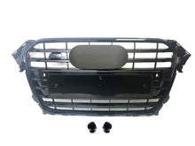 Wabengrill Grill Schwarz für AUDI A4 B8 Kühlergrill B8.5 MODF 2011-2015 fg206