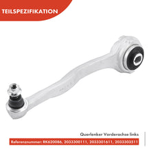 Querlenker Radaufhängung Vorne links für Mercedes W203 204 C204 CL203 CLK SLK