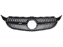Silber Kühlergrill Grill Diamantgrill für Mercedes C43 AMG C-Klasse W205 A205 S205 C205 2014-2018 pz127