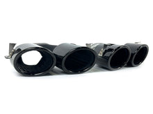 Schwarz Endrohre Auspuff Blenden für Mercedes W177 V177 CLA X118 C118 GLA H247 GLB X247 NUR A35 A45