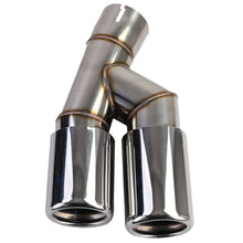 Auspuff Endrohr Doppelrohr Chrom Passend für BMW 3er F30 F31 316 318 320