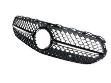 Diamant Grill Kühlergrill Frontgrill Schwarz für Mercedes C Klasse W206 S206 Avantgarde 2021+