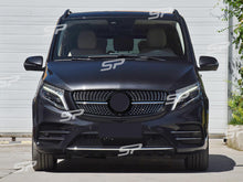 Kühlergrill Frontgrill Schwarz für Mercedes V Klasse W447 Diamantgrill Facelift ab 04.2019