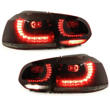 LED Rückleuchten Mit E-Prüfzeichen für VW GOLF 6 5K1 08-12 Rot Rauch R-LOOK Rücklichter