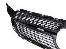 Silber Kühlergrill Grill Diamantgrill für Mercedes C43 AMG C-Klasse W205 A205 S205 C205 2014-2018 pz127