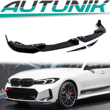 Frontspoiler Spoiler Lippe Schwarz Passend für BMW 3er G20 LCI M Sport Paket 2023+