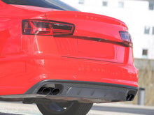 Auspuffblenden Endrohrblenden Endrohre Duplex Glanz Schwarz für AUDI A6 C7 Limo S Line 2015-2018 et131