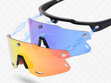 Fahrradbrille Sonnenbrille UV400-Schutz HD für Damen&Herren Fahren Angeln Laufen