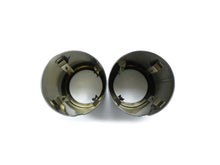60mm Auspuffblende Endrohrblende Schwarz Passend für VW Golf 7 VII Variant Touran II