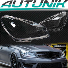 Klare Scheinwerfer-Abdeckungen Glas Paar für Mercede Benz C-Klasse W204 2011-2014