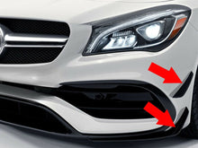 Front Stoßstange Flaps Spoiler Lippe Schwarz Glänzend für Mercedes CLA W117 AMG Line 2016-2019 pz72