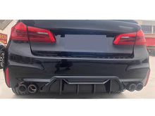 Matt Carbon Fiber Auspuffblenden Auspuff Endrohr Satz Passend für BMW 5er G30 G31 G38 M Sport Paket ab17 et237