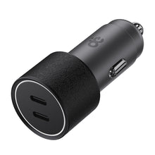 40W Doppelt Typ C Auto Ladegerät QC3.0 Schnell Ladeadapter Zigarettenanzünder 3A