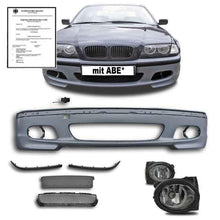 Vonre Stoßstange + Nebelscheinwerfer Passend für BMW 3er E46 Limousine Touring 1998-2005 mit ABE