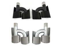 NEU Schwarz Auspuffblenden Auspuff Endrohr für Mercedes Benz W221 W211 W204 C218 R171 et250