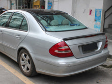 Autunik Schwarz Glanz Heckspoiler Spoilerlippe für Mercedes W211 Spoiler Limo 02-09 sp91