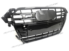 Wabengrill Grill Schwarz für AUDI A4 B8 Kühlergrill B8.5 MODF 2011-2015 fg206