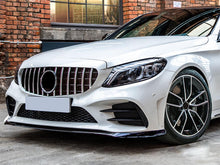 Nebelscheinwerfer Blenden Flaps Schwarz für Mercedes C-Klasse W205 S205 AMG Line 2019-2021