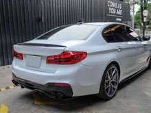 Matt Carbon Fiber Auspuffblenden Auspuff Endrohr Satz Passend für BMW 5er G30 G31 G38 M Sport Paket  ab 2017 et236