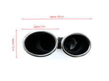 Auspuffblenden Endrohr Blenden Chrom Duplex (1 Paar) für AUDI A7 4G A6 C7 A4 B8 A5 8T Q5 8U et72