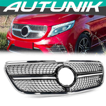 Chrom Kühlergrill Grill Diamantgrill für Mercedes Benz Vito W447 2014-02/2019 Vor Facelift fg308