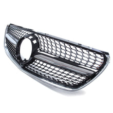 Diamantgrill Kühlergrill Front Grill Schwarz & Silber für Mercedes V-Klasse W447 2014-2019 Vor MOPF