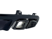 CLS63 Heckdiffusor Auspuff Schwarz für Mercedes CLS Diffusor W218 C218 AMG Line 15-18 Facelift