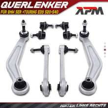 6x Querlenker Koppelstange Hinterachse L+R Passend für BMW 5er +Touring E39 520-540