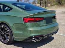 Schwarz Heckdiffusor Chrom Auspuffblenden für Audi A5 F5 S Line 2020+ di234