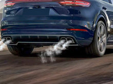 Sportauspuff Auspuff Blenden 4 Stücke für Porsche Cayenne PO536 9YA ab 2017