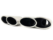 Silber Auspuffblende Endrohre Blenden Passend für AUDI BMW Mercedes Universal 60-63mm et264