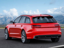 Glänzend Schwarz Endrohr Auspuffblenden Blende für AUDI RS Stoßstange et268