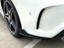 Heckansatz Aero Flaps Flics Flossen Schwarz für Mercedes CLA C117 13-19