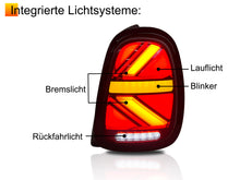 NEU LED-Rückleuchten Rücklicht Chrom für BMW Mini Cooper F55 F56 F57 2014-2023