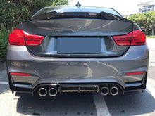 Heckdiffusor Diffusor + Auspuffblenden Schwarz Passend für BMW M3 F80 M4 F82 F83 14-21