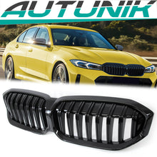 Grill Kühlergrill Frontgrill Schwarz Glanz Passend für BMW 3er G20 Limo G21 Touring LCI ab 2022