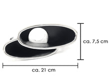 NEU Silber Auspuffblende Endrohre Blenden Passend für AUDI BMW Mercedes Universal 72-75mm et281