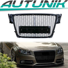 Wabengrill Kühlergrill Grill Schwarz für AUDI A4 B8 8K Limo Avant VFL 2007-2011