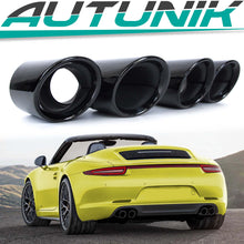 Auspuff Blenden Auspufblende Exhaust Endrohre für Porsche 911 991.1 2013-2015