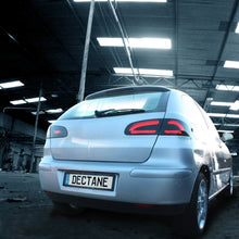 Lightbar Voll LED Rückleuchten für SEAT IBIZA 6L 02-08 Schwarz Heckleuchten Mit E-Prüfzeichen