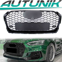 Wabengrill Front Grill Kühlergrill Schwarz für AUDI A5 F5 S5 S-Line 2016-2019 vor MOPF