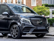 Kühlergrill Frontgrill Schwarz für Mercedes V Klasse W447 Diamantgrill Facelift ab 04.2019