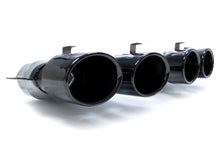 Diffusor Heckdiffusor Auspuff Schwarz für Mercedes C205 A205 C43 AMG Line di27