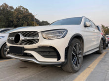 Flossen Aero Flaps Flics Vorne Schwarz Glanz für Mercedes Benz GLC X253 GLC43 AMG ab 2019 pz42