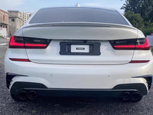 Schwarz Endrohre Auspuff Blenden für BMW 3er G20 G21 G28 M Sport Paket 19-22 et233