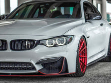 NEU Carbon Optik Front Stoßstange Aero Flaps Splitter Passend für BMW M3 F80 M4 F82 F83 2014-2020