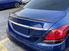 Glanz Schwarz Heckspoiler Spoilerlippe Spoiler für Mercedes W205 C63 AMG Limo ab14 sp6