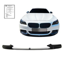 Front Stoßstange Frontspoiler Spoilerlippe Schwarz Passend für Stoßstange BMW 5er F10 F11 ab 2010
