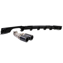 Heckdiffusor Endrohr Doppelrohr Schwarz Glanz Passend für BMW F30 F31 316 318 320